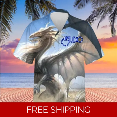 Hawaiian Shirt Unisex Le Studio Dragon 3